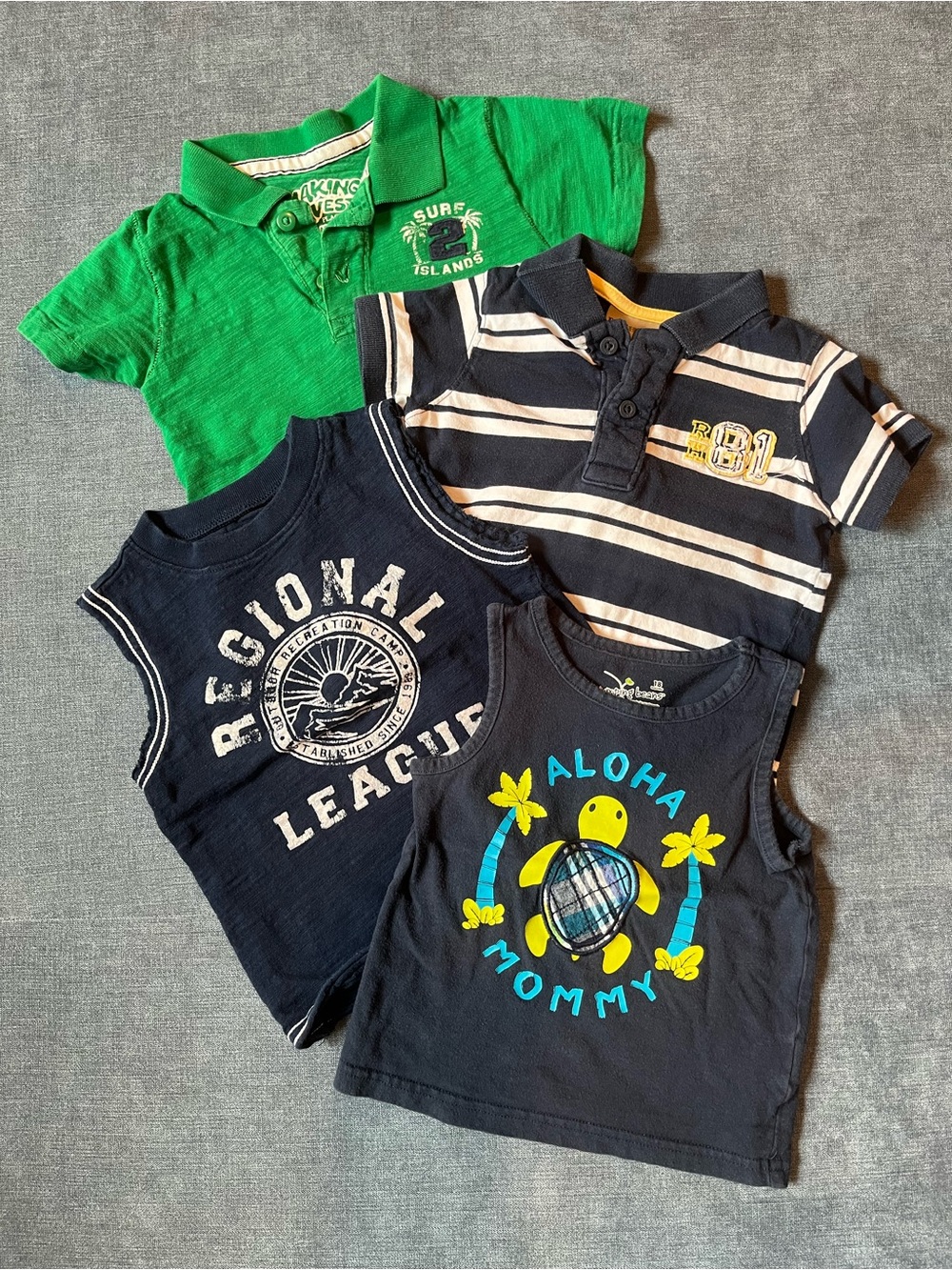 Mixed Brand Toddler Boy’s 18 Month Shirt Bundle